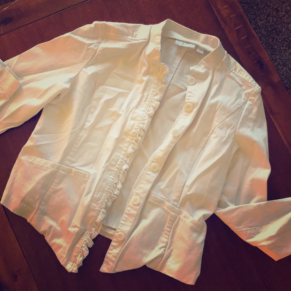 New York & Co white jacket